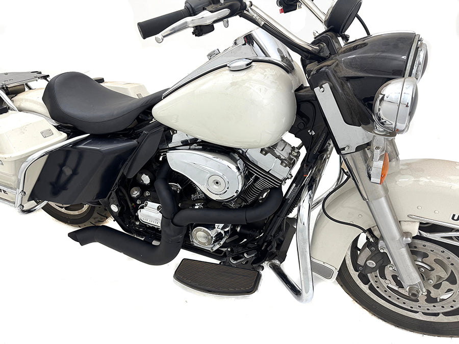 HARLEY Speedster 1-3/4 Zoll 2-in-1 Auspuffkrümmer Set Schwarz, passend für 1996-2006 FLT,