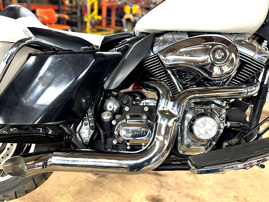 HARLEY Speedster 1-3/4 Zoll 2-in-1 Krümmer-Set Chrom Passend für 2007-2016 FLT,