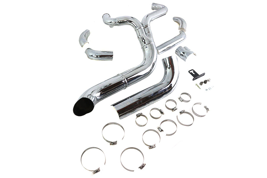 HARLEY Speedster 1-3/4 Zoll 2-in-1 Krümmer-Set Chrom Passend für 2007-2016 FLT,