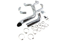 HARLEY Speedster 1-3/4 Zoll 2-in-1 Krümmer-Set Chrom Passend für 2007-2016 FLT,
