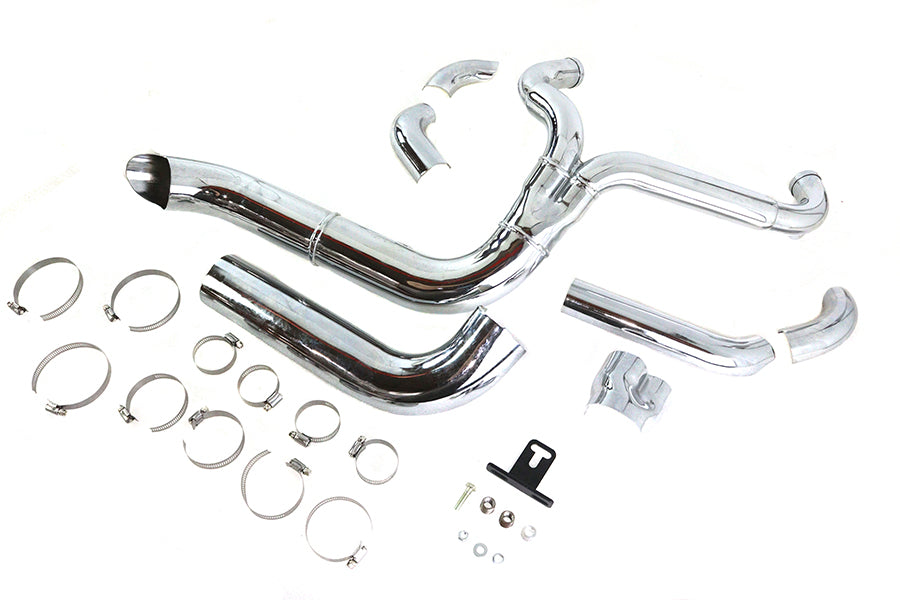 HARLEY Speedster 1-3/4 Zoll 2-in-1 Krümmer-Set Chrom Passend für 2007-2016 FLT,