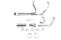 HARLEY Cyclone 1-3/4 Zoll 2 in 1 Auspuffkrümmer-Set Chrom Passend für 1986-2006 FXST,