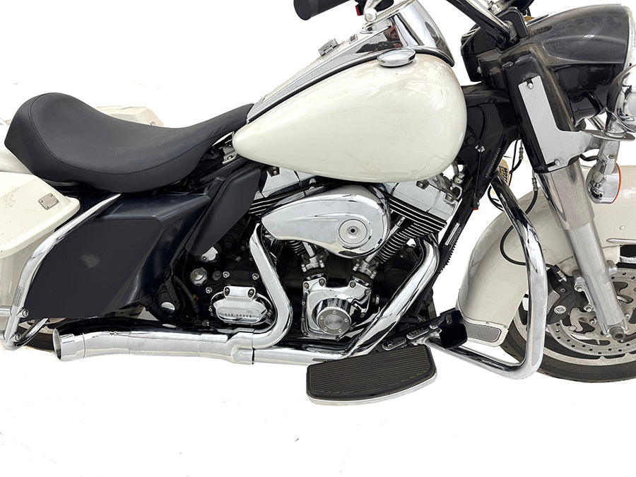 HARLEY Cyclone 1-3/4 Zoll 2 in 1 Auspuffkrümmer-Set Chrom Passend für 1986-2006 FXST,