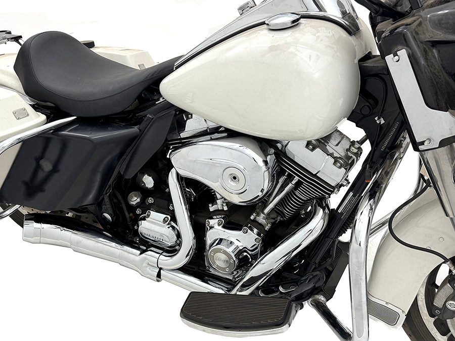 HARLEY Cyclone 1-3/4 Zoll 2 in 1 Auspuffkrümmer-Set Chrom Passend für 1986-2006 FXST,