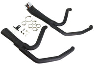 HARLEY サイクロン 1-3/4インチ 2-INTO-1 エキゾーストヘッダーセット ブラック 2006-2022 FLT、1986-2006 FXST対応