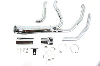 HARLEY Cyclone 1-3/4 Zoll 2-in-1 Krümmer-Set Chrom Passend für 2006–2022 FLT,