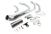 HARLEY Cyclone 1-3/4 Zoll 2-in-1 Krümmer-Set Chrom Passend für 2006–2022 FLT,
