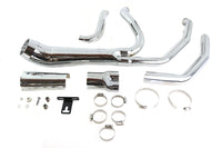 HARLEY Cyclone 1-3/4 Zoll 2-in-1 Krümmer-Set Chrom Passend für 2006–2022 FLT,