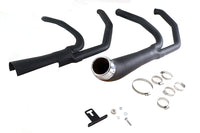 HARLEY Cyclone 1-3/4 Zoll 2-in-1 Auspuffkrümmer-Set Schwarz Passend für 1985-2005 FLT,