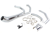 HARLEY Cyclone 1-3/4 Zoll 2-in-1 Auspuffkrümmer-Set Chrom Passend für 1985-2005 FLT,