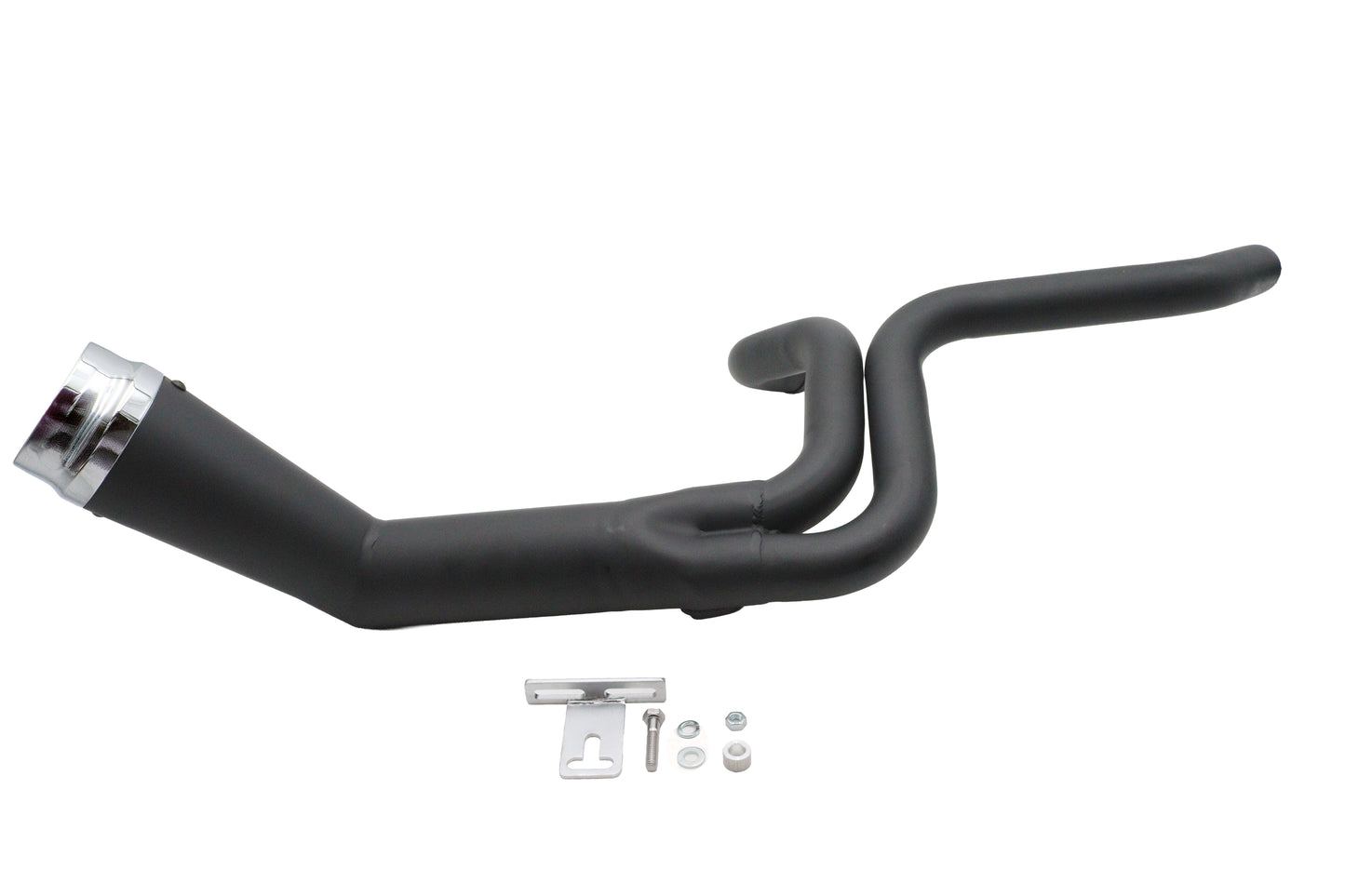 HARLEY Cyclone 1-3/4 Zoll 2-in-1 Auspuffkrümmer-Set Schwarz Passend für 1986-2006 FXST,