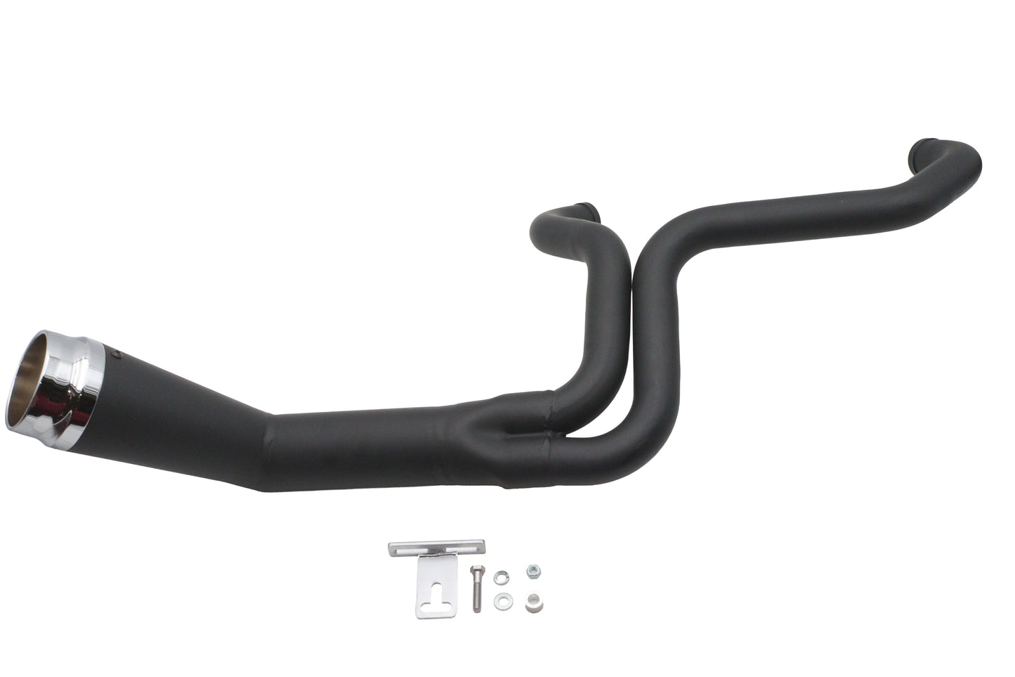 HARLEY Cyclone 1-3/4 Zoll 2-in-1 Auspuffkrümmer-Set Schwarz Passend für 1986-2006 FXST,