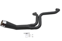 HARLEY Cyclone 1-3/4 Zoll 2-in-1 Auspuffkrümmer-Set Schwarz Passend für 1986-2006 FXST,