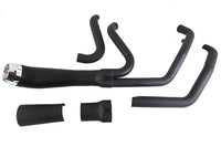HARLEY Cyclone 1-3/4 Zoll 2-in-1 Auspuffkrümmer-Set Schwarz Passend für 2007-UP FXST,