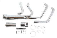 HARLEY Cyclone 1-3/4 Zoll 2-in-1 Auspuffkrümmer-Set Chrom Passend für 2007-UP FXST,