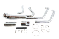 HARLEY Cyclone 1-3/4 Zoll 2-in-1 Auspuffkrümmer-Set Chrom Passend für 2007-UP FXST,
