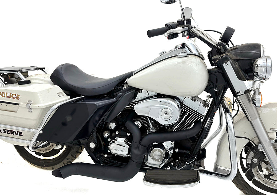HARLEY Speedster 1-3/4 Zoll 2-in-1-Auspuffkrümmersatz Schwarz Passend für 2006-UP FXST,