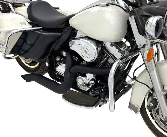 HARLEY Speedster 1-3/4 Zoll 2-in-1-Auspuffkrümmersatz Schwarz Passend für 2006-UP FXST,