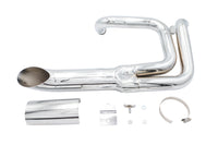 HARLEY Wyatt Gatling Lake Style Auspuffanlage Chrom passend für 1985–2004 XL,