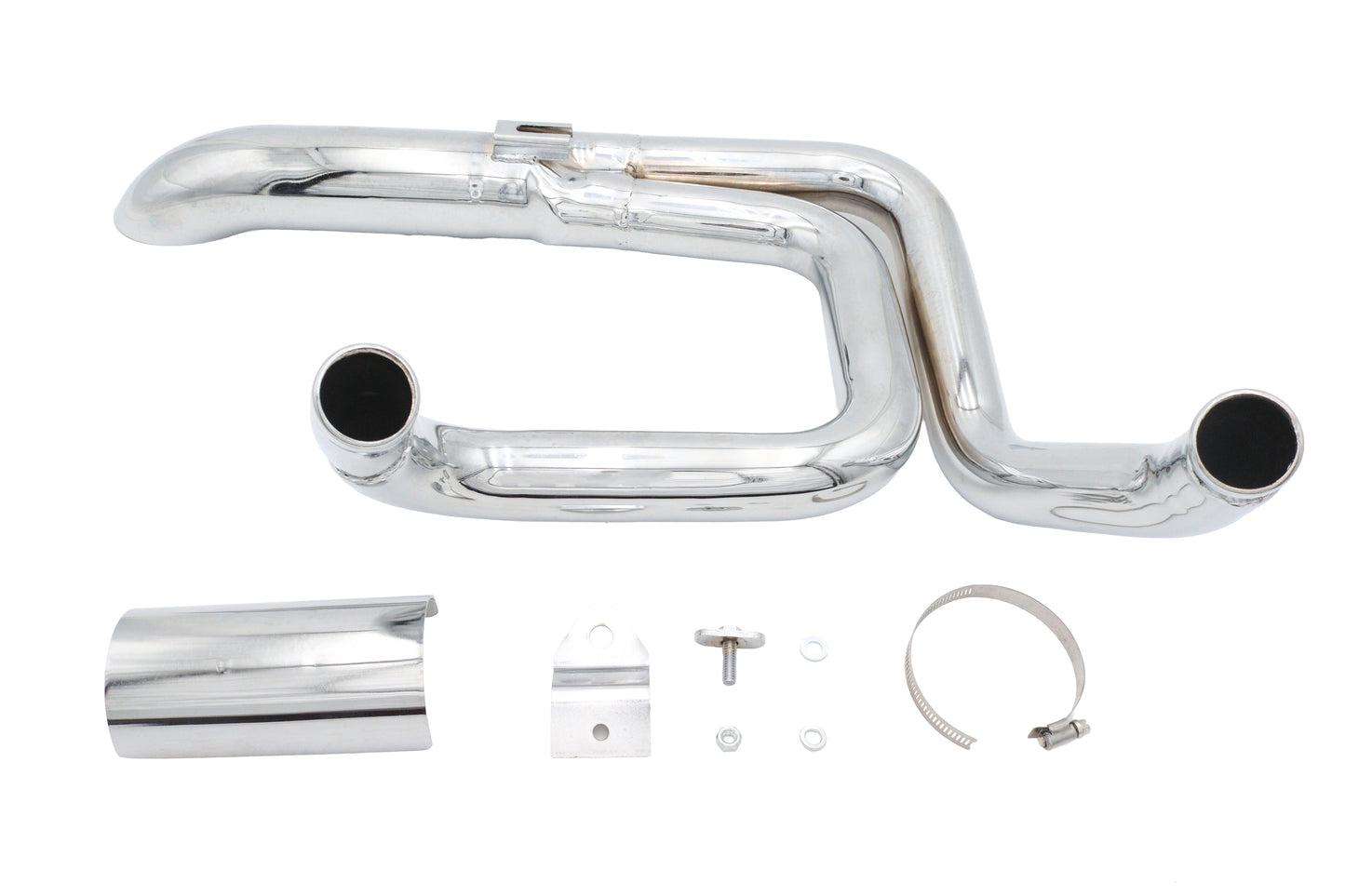 HARLEY Wyatt Gatling Lake Style Auspuffanlage Chrom passend für 1985–2004 XL,