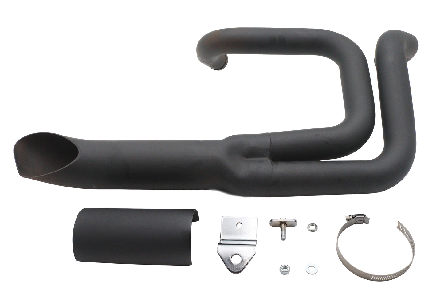 HARLEY Wyatt Gatling Lake Style Auspuffanlage Schwarz Passend für 1985-2004 XL,