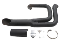 HARLEY Wyatt Gatling Lake Style Auspuffanlage Schwarz Passend für 1985-2004 XL,