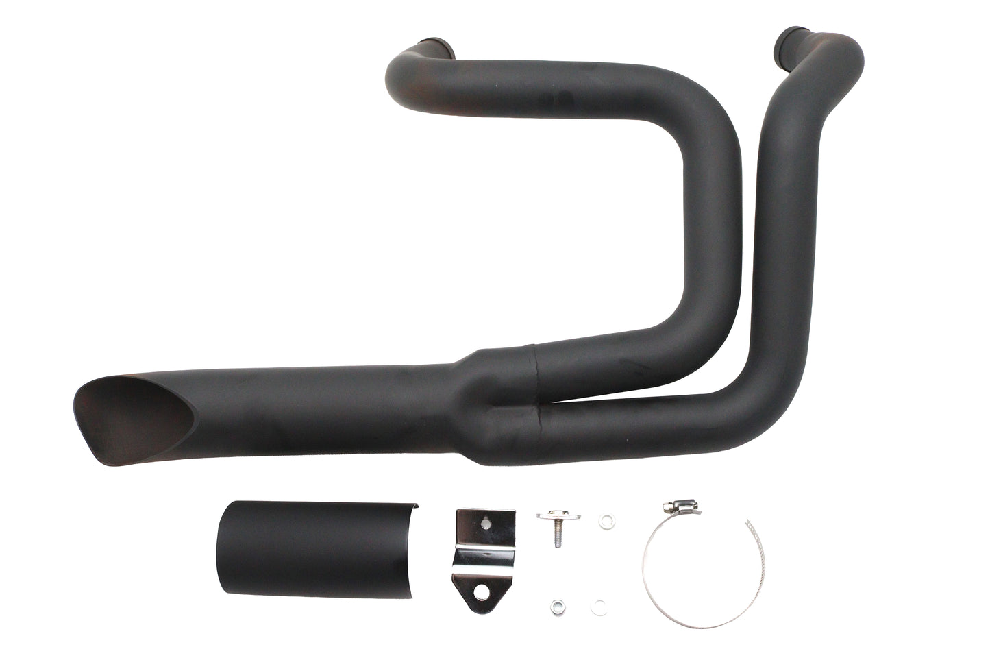 HARLEY Wyatt Gatling Lake Style Auspuffanlage Schwarz Passend für 1985-2004 XL,