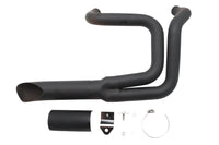 HARLEY Wyatt Gatling Lake Style Auspuffanlage Schwarz Passend für 1985-2004 XL,