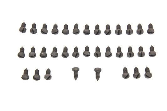 HARLEY Rocker Arm Cover Screw Kit Parkerized fits 1938-1938 EL,