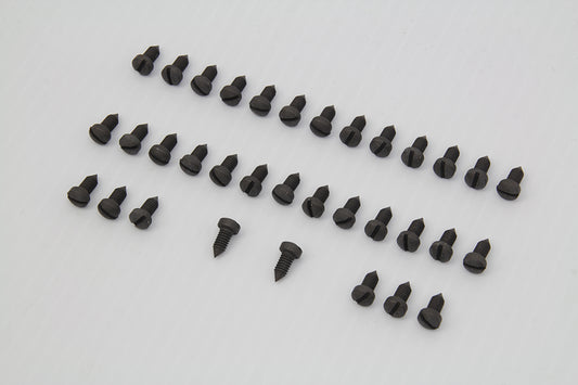 HARLEY Rocker Arm Cover Screw Kit Parkerized fits 1938-1938 EL,