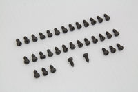 HARLEY Rocker Arm Cover Screw Kit Parkerized fits 1938-1938 EL,