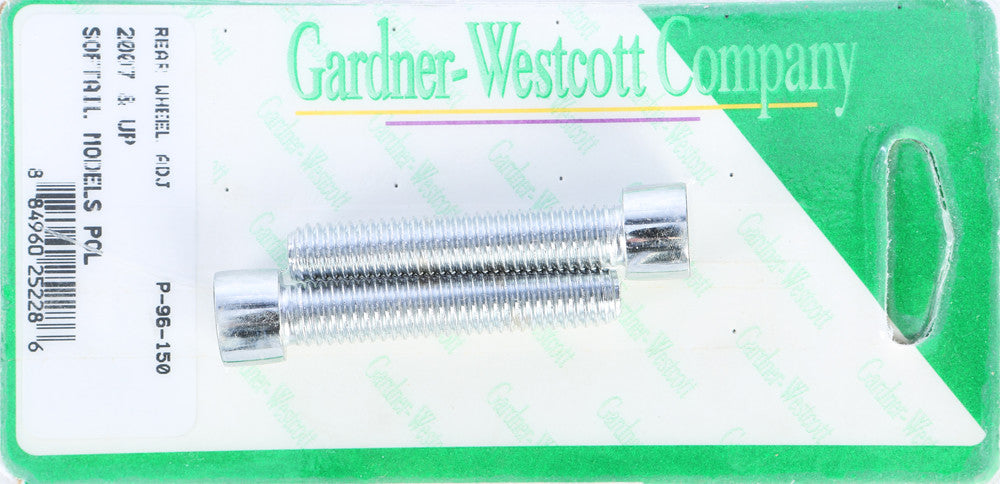 HARLEY GARDNERWESTCOTT REAR WHEEL ADJUSTMENT BOLTS 08-17 SOFTAIL MODELS REAR  P-96-150