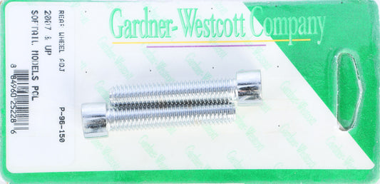 HARLEY GARDNERWESTCOTT REAR WHEEL ADJUSTMENT BOLTS 08-17 SOFTAIL MODELS REAR  P-96-150