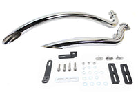 Harley gebogenes Krümmer-Set Chrom passend für 2007-UP XL,