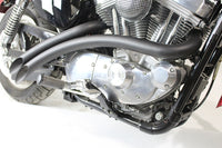 HARLEY Gebogener Radius-Auspuffkrümmer-Satz schwarz passend für 2007-UP XL,