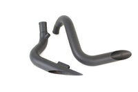 HARLEY LAF Straight Down Drag Pipe Set Schwarz passend für 2000-2017 FXST, 2000-2017 FLST,