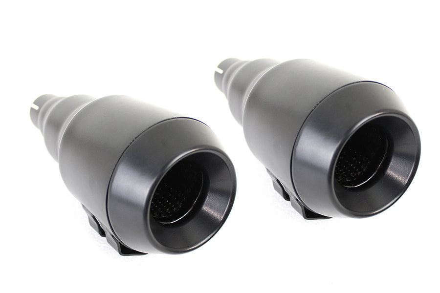 HARLEY Granaten Auspuff Set Schwarz Passend für 0- Custom, Anwendung
