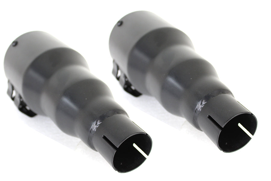 HARLEY Granaten Auspuff Set Schwarz Passend für 0- Custom, Anwendung