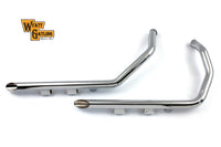 HARLEY Wyatt Gatling Auspuff Krümmer-Set Slash Cut passend für 2004-2006 XL,
