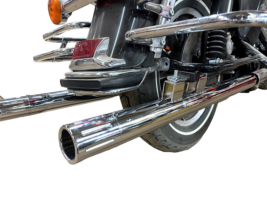 HARLEY FLT Shotgun Endrohr-Verlängerungssatz Passend für 1995-2016 FLT,