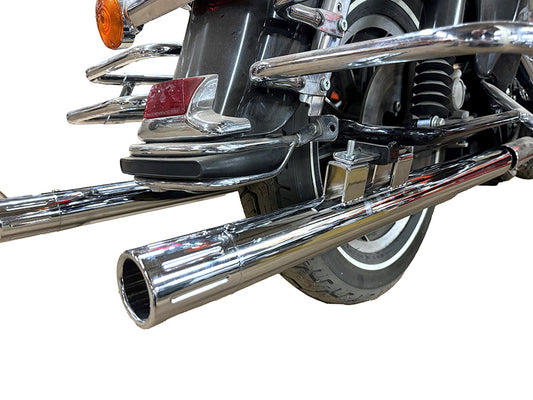 HARLEY FLT Shotgun Endrohr-Verlängerungssatz Passend für 1995-2016 FLT,