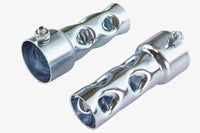 HARLEY Stahl 1-3/4 Zoll Rohrdämpfer-Set Passend für 0- Custom, Anwendung für 1-3/4 Zoll Rohre"