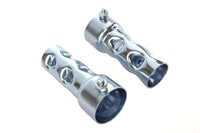 HARLEY Stahl 1-3/4 Zoll Rohrdämpfer-Set Passend für 0- Custom, Anwendung für 1-3/4 Zoll Rohre"