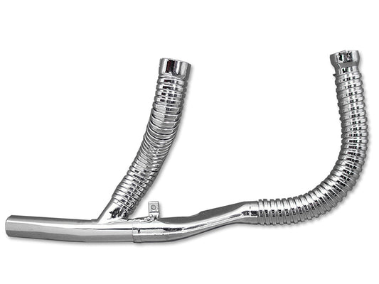 HARLEY Chrom Flexible Auspuffblende Passend für 1941-1965 FL,   1936-1940 EL,