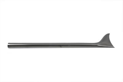 HARLEY Straight 36 Zoll Fishtail-Endstück passend für 0- Custom, Anwendung für 1-3/4 Zoll Rohre."