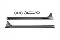 HARLEY 36 Zoll Straight Fishtail Kit Passend 0-  Custom, Anwendung für Drag- oder Doppelauspuffanlagen.