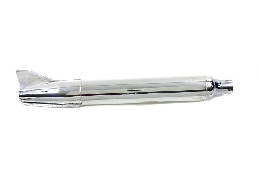 HARLEY 1961 Replica Fishtail Schalldämpfer Chrom Passend für 1961-1966 FL,