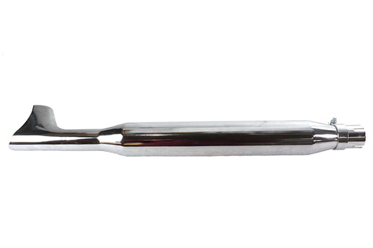 HARLEY Chrome Fishtail Muffler 30 inch Fits 0-  Custom, application 0-  Custom, application
