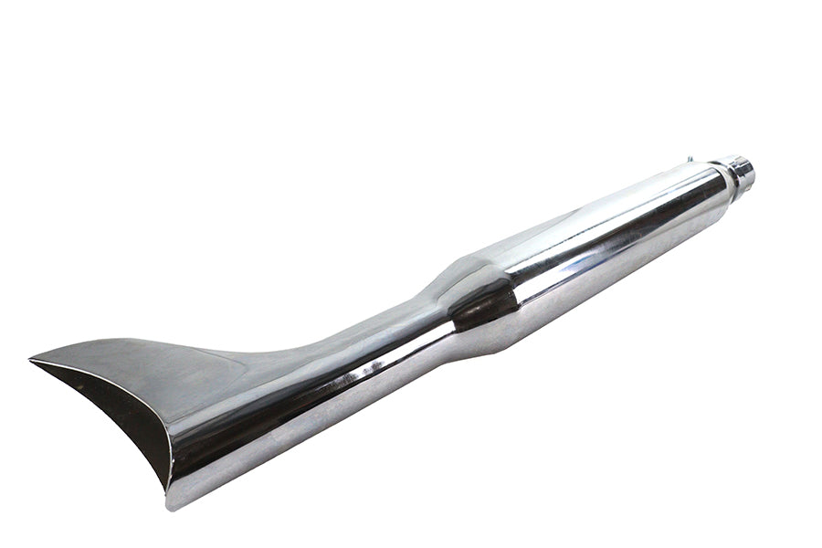 HARLEY Chrom Fishtail-Schalldämpfer 30 Zoll Passend für 0-  Custom, Anwendung 0-  Custom, Anwendung