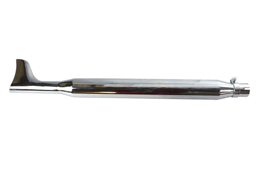 HARLEY Chrome Fishtail Muffler 36 inch Fits 0-  Custom, application 0-  Custom, application